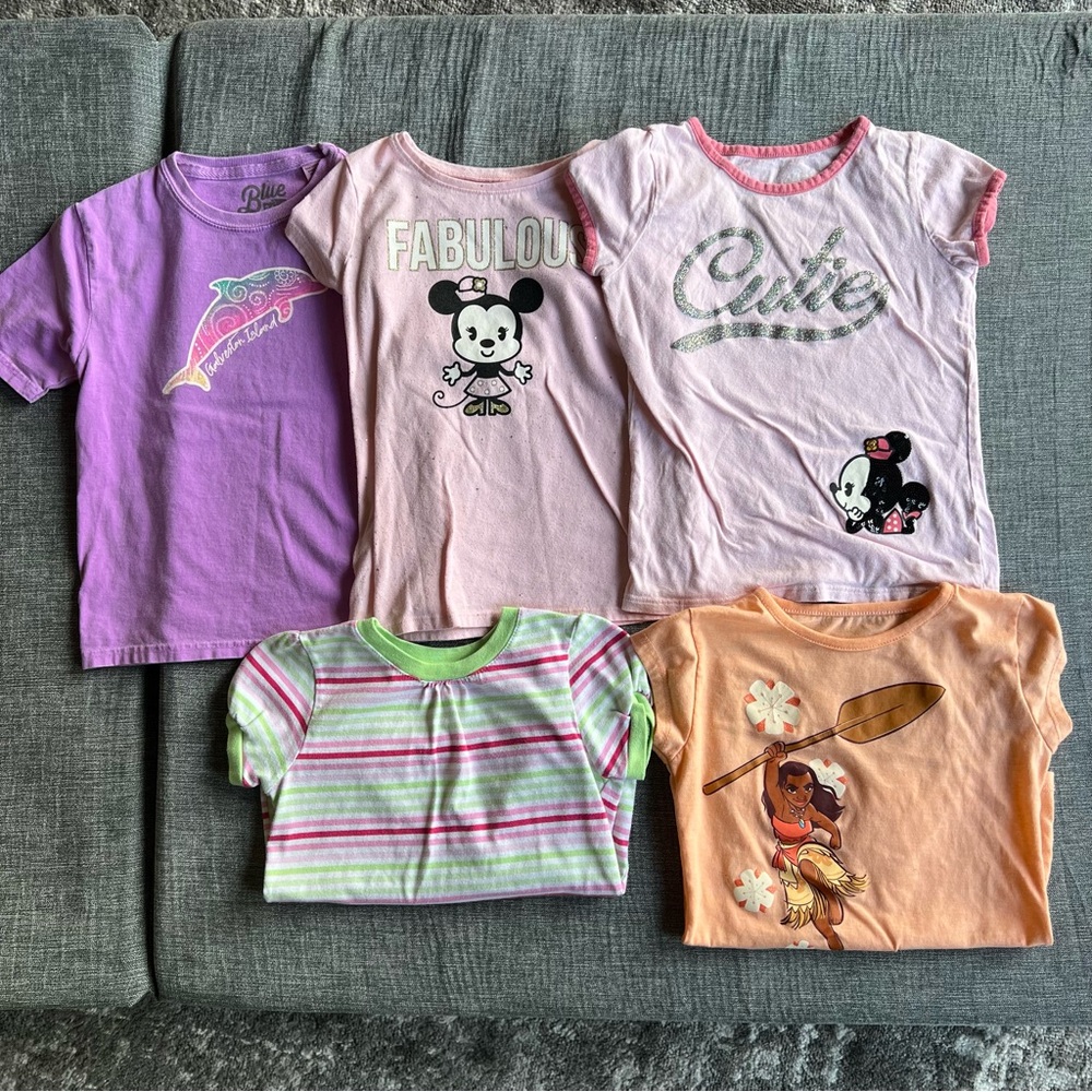 girls shirt bundle 5T